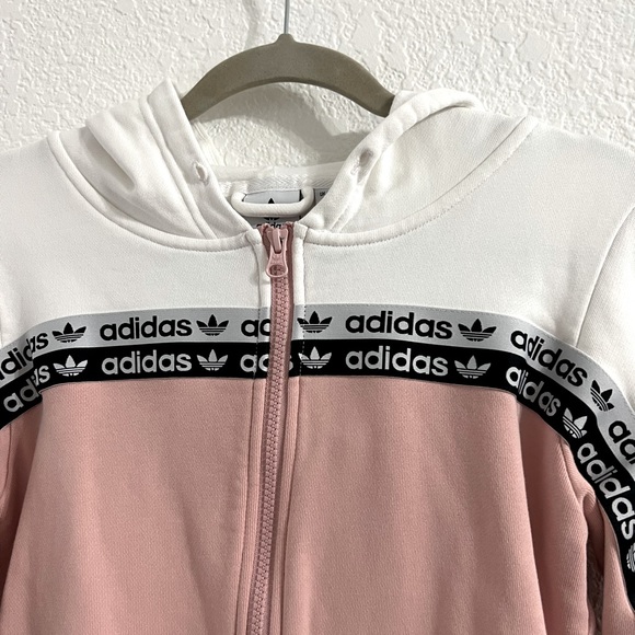 Adidas pink hoodie girls size xs - Picture 3 of 11